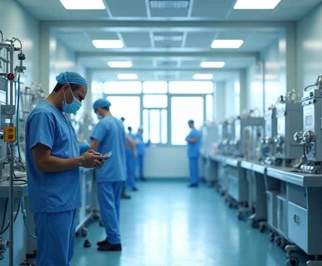 Industrial Oxygen support scene